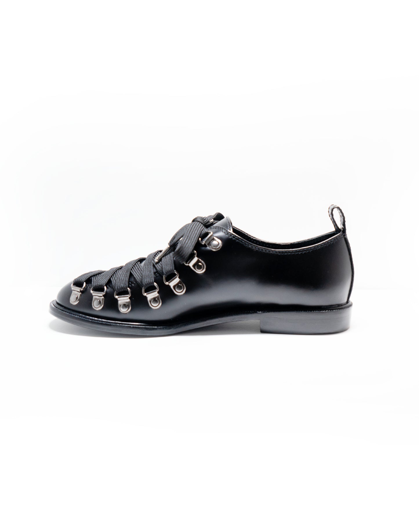 LACE ME UP CALF LEATHER SHOES