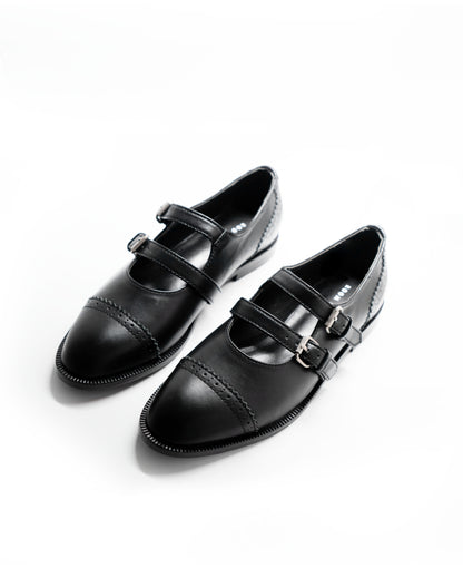 THE NEW GIRL MARY JANE LEATHER SHOES